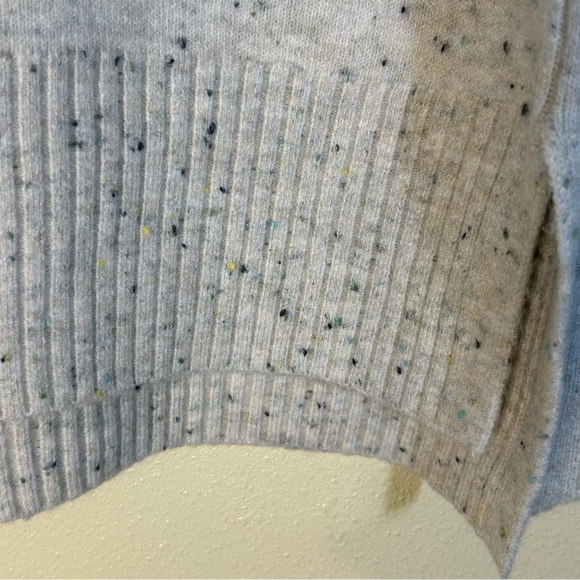 Loft Mock Turtleneck Confetti Long Sleeve Pullover Sweater Size XS Raw Seams New - Picture 8 of 11